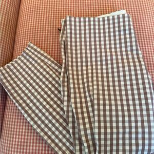 a new day Brown & White Gingham women’s Pants